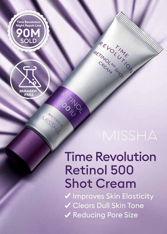 MISSHA Time Revolution Retinol 500 Shot Cream 60 ml