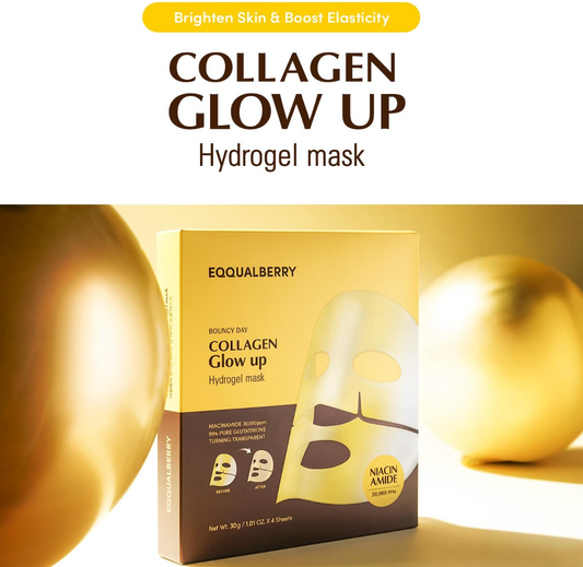 Eqqualberry Collagen Glow Up Mask 4 pz