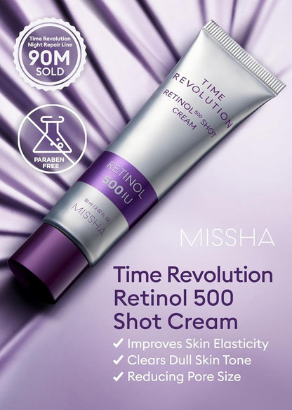 MISSHA Time Revolution Retinol 500 Shot Cream 60 ml