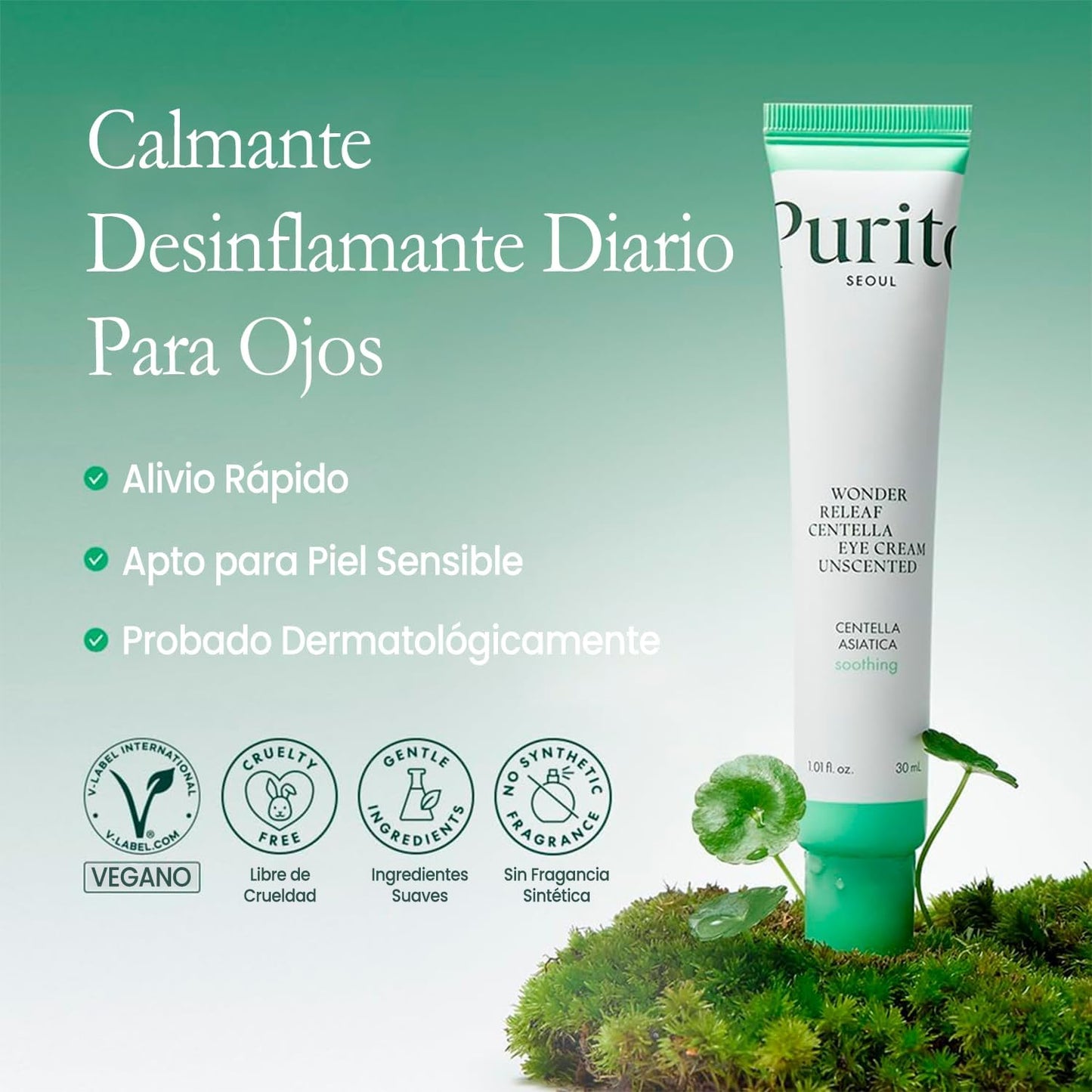 Purito Wonder Repeat Centella Eye Cream Unscented 30ml