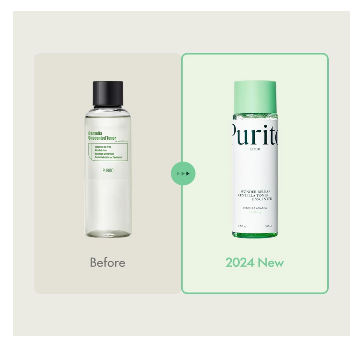 Purito Wonder Repeat Centella Toner Unscented 200 ml