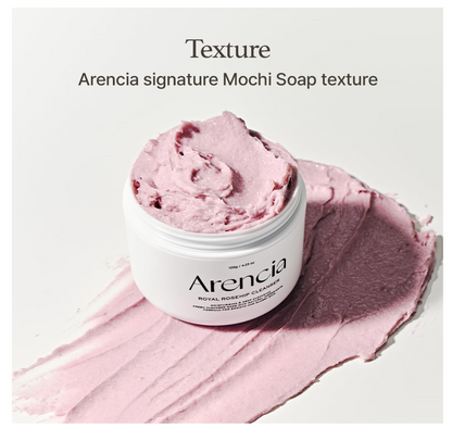 Arencia Fresh Roseship Rice Mochi Cleanser 120g