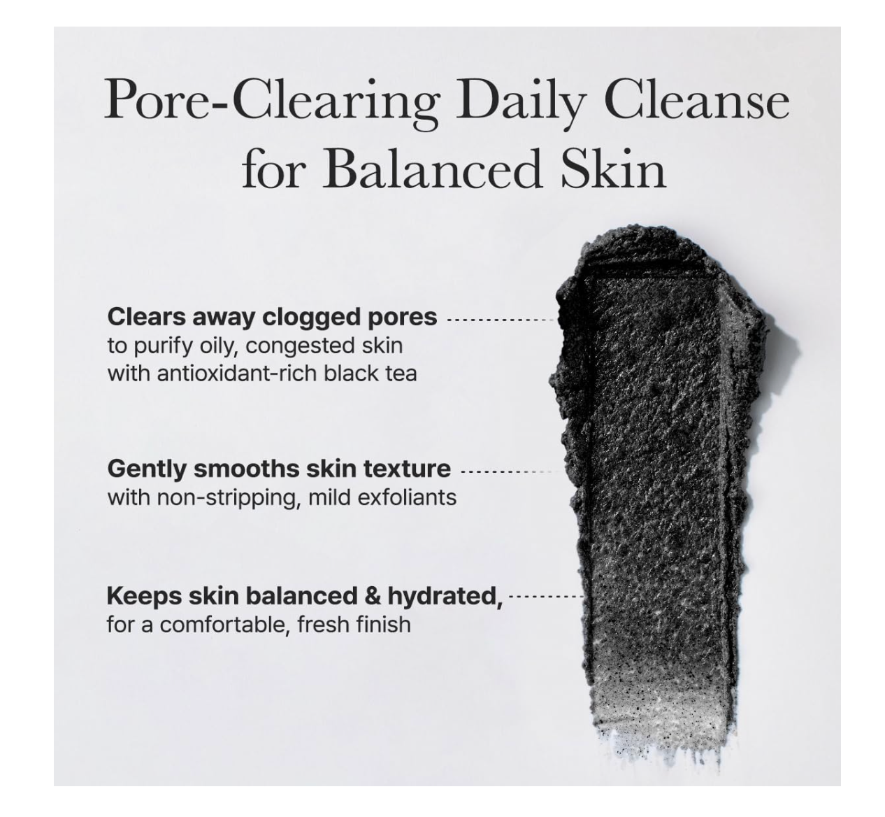 Arencia Black Tea & Yuzu Rice Mochi Cleanser 260g