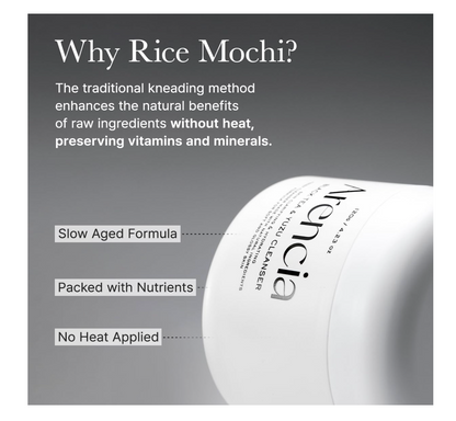 Arencia Black Tea & Yuzu Rice Mochi Cleanser 260g