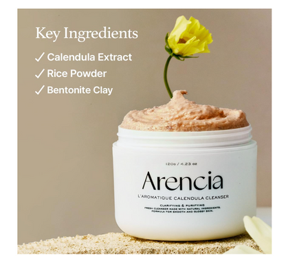 Arencia Calendula Rice Mochi Cleanser 120g