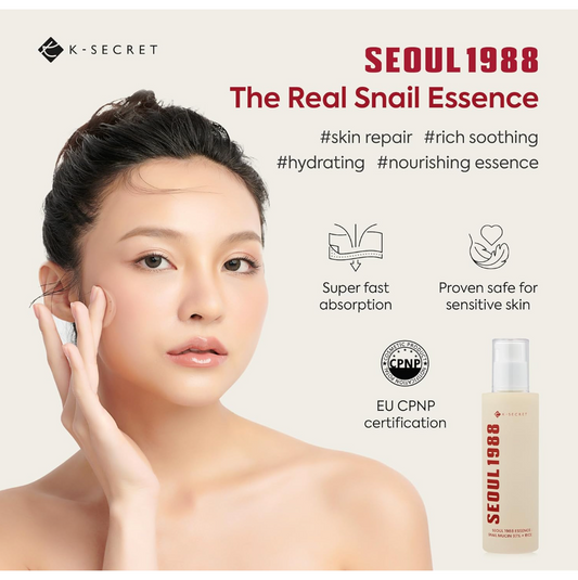 K-secret Seoul 1988 Essence Snail Mucin 97% Rice 100ml