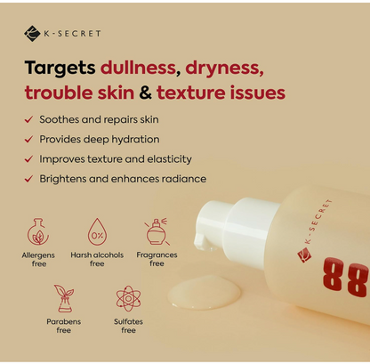 K-secret Seoul 1988 Essence Snail Mucin 97% Rice 100ml