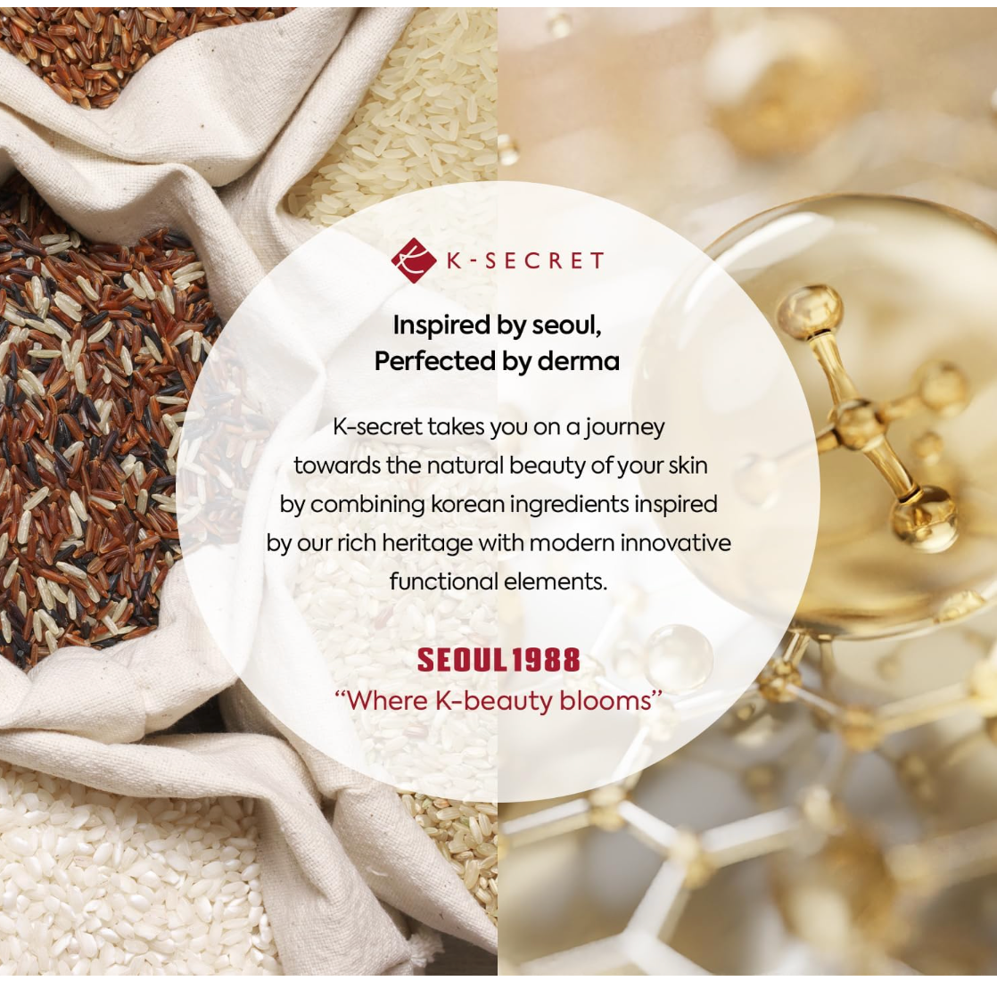 K-secret Seoul 1988 Essence Snail Mucin 97% Rice 100ml