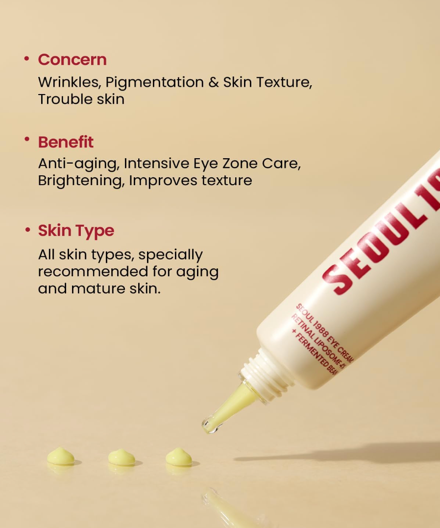 K-secret Seoul 1988 Crema de ojos Retinol 4% 30 ml