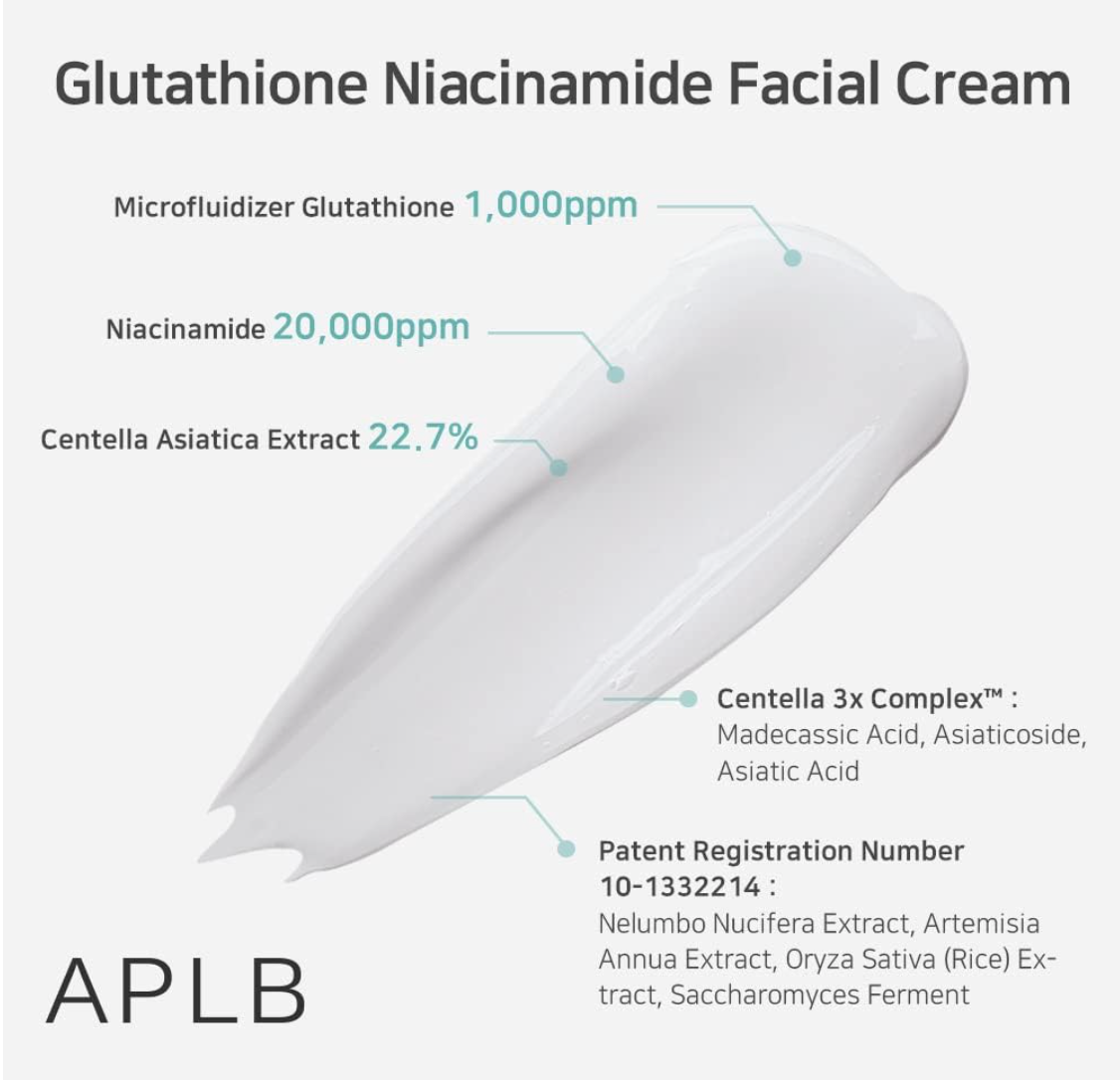 APLB Glutathione Niacinamide Cream 55ml
