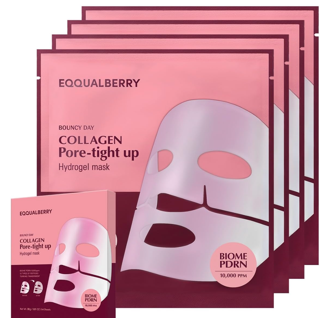 Eqqualberry Collagen Pore Tight Up Mask 4 pz