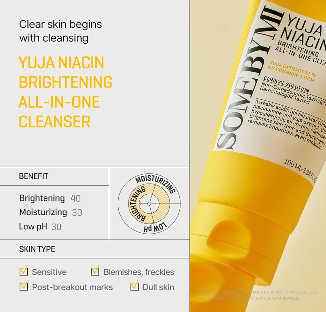 Some By Mi Yuja Naiacine Brightening Cleanser 100ml
