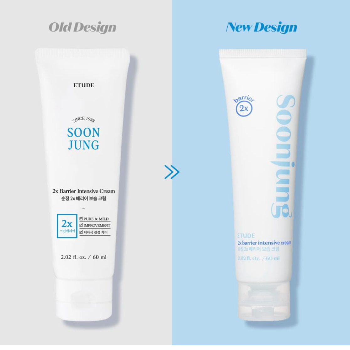 Etude SoonJung 2x Barrier Intensive Cream 60 ml