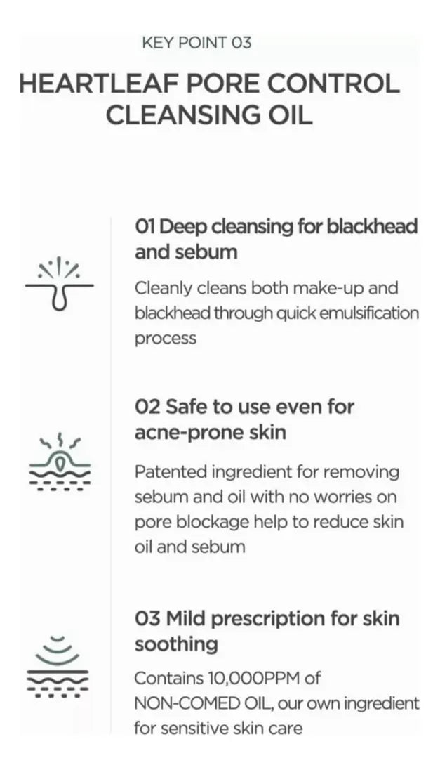 Anua Heartleaf Pore Control Cleansing Oil