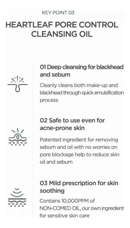 Anua Heartleaf Pore Control Cleansing Oil